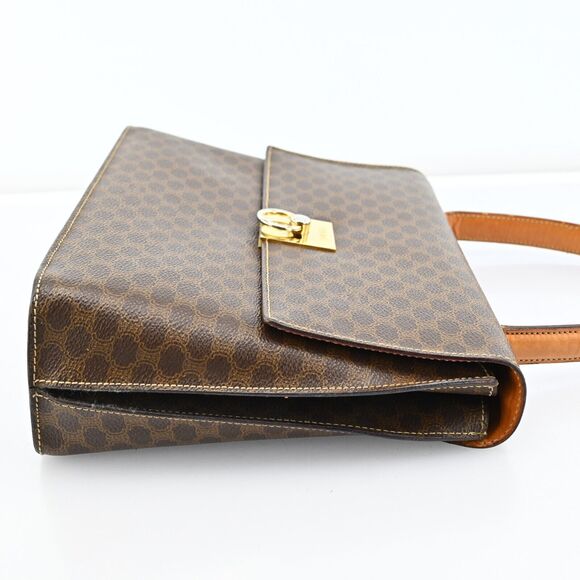 Auth Celine Macadam Canvas Hand Bag Pvc #159460C25B - Picture 5 of 15